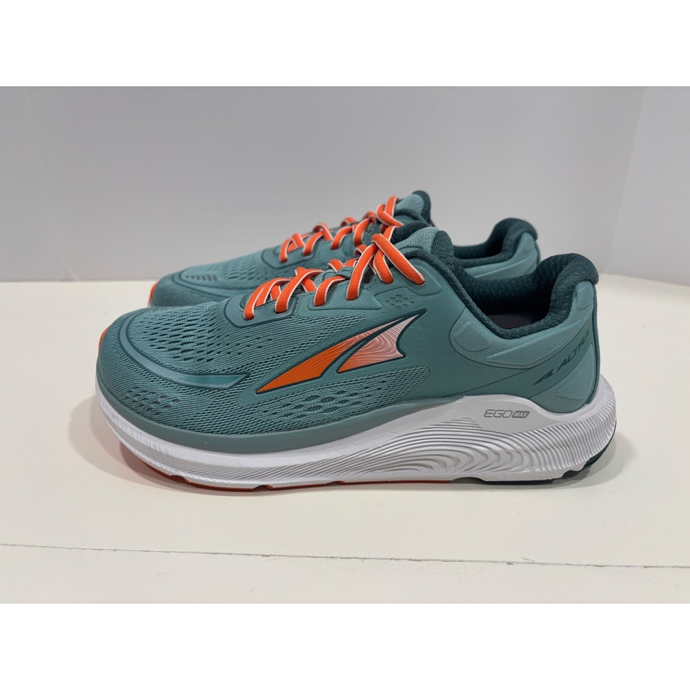 Altra Paradigm 6 Womens 8.5 Running Shoes Teal Orange AL0A5484305 Sneakers